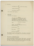 Moe Howard's 33pp. Script Dated April 1937 for The Three Stooges Film ''Goofs and Saddles'' -- Very Good Condition